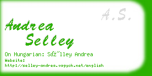 andrea selley business card